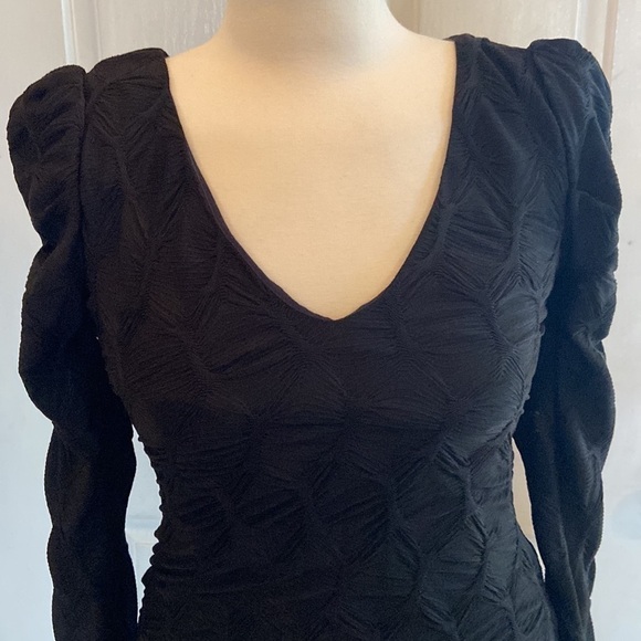 STELLA and Jaime cute little black Dress midi long sleeve pull over - Picture 2 of 6